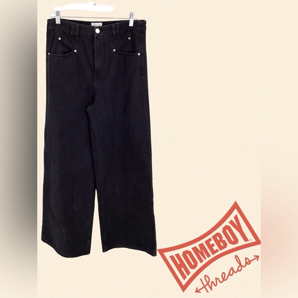 Isabel Marant Black Denim Pants Size 40